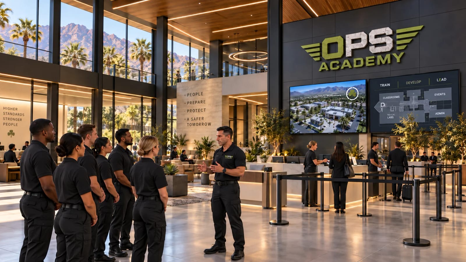 OPS Academy Scenario environments concept rendering